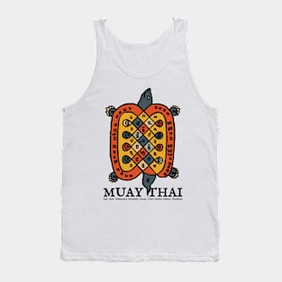 Vintage Tattoo Sak Yant Muay Thai Turtle Tank Top